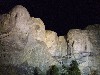 Mount Rushmore at night