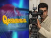 An IREX TV camera operator prepares to shoot an episode of 'Heroes of Azerbaijan.'