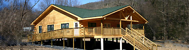 Newly-built Kittatinny Point Visitor Center, 2007...