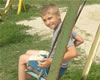 Children enjoy the playground that replaced the garbage dump near the Boston cooperative