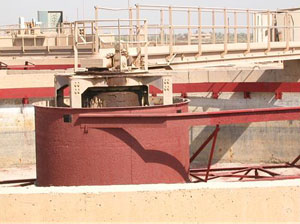 Photo: Clarifier assembly for primary sewage treatment at Kerkh sewage treatment plant. USAID is helping to rehabilitate plant facilities in Iraq and restore it to its original design capacity. 
