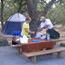 Image of campers at the El Morro campground