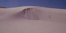 Photo of sand avalanching