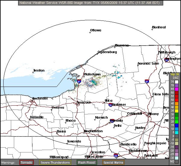 Current Montague Radar - Click to Enlarge