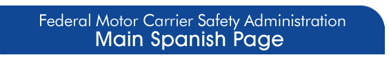 FMCSA Main Spanish Page header graphic