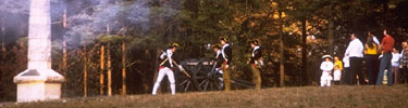 Artillery demonstration at Guilford Courthouse