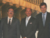 Thomas F. Mefford, USAID Deputy Assistant Administrator for Europe and Eurasia (center), pictured with Angelo Canale, Head of Italy's Department of Tourism (left) and Giandomenico Magliano, Director General for Economic Cooperation and Multilateral Finance, Italy's Ministry of Foreign Affairs (right) at the MOU signing in Rome, establishing an international, public-private partnership to energize Southeast Europe's economy through development of its tourism sector.