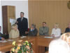 A local official explains his position at a roundtable organized to discuss the proposed mercury disposal site