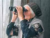 A woman from Andrijevica enjoys the scenery