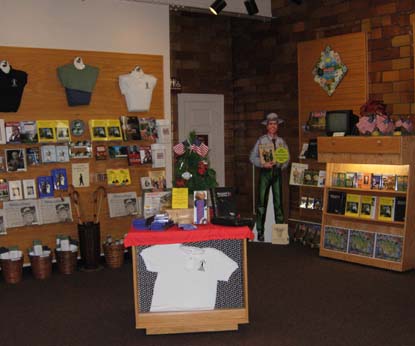 Harry S Truman NHS Visitor Center bookstore.