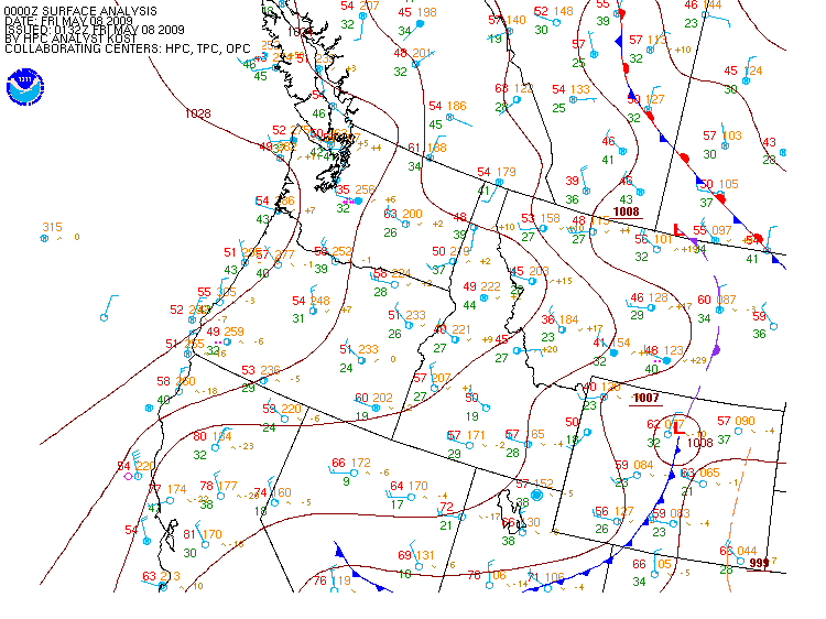 current analysis map