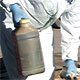 Barrels of pesticides collected at US-Mexico border