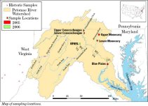 An thumbnail image of a map,representing the geographic area studied by the research scientists.