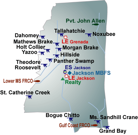 Mississippi Map 