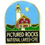 This Pictured Rocks National Lakeshore pin is for sale at Eastern National bookstores.