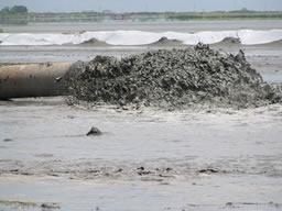 Cutterhead Dredge used in
	 Fourchon, LA