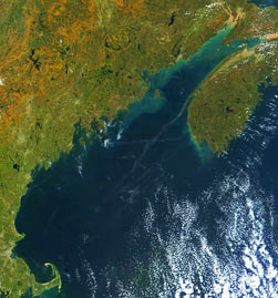 satellite image of Gulf of Maine
