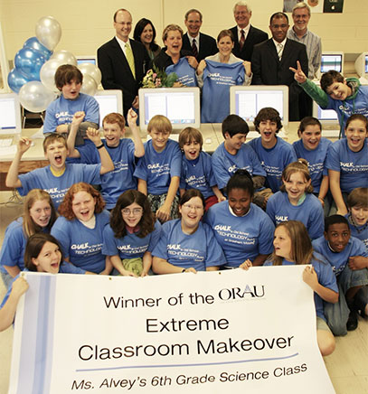 ORAU Extreme Classroom Makeover Winners