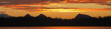 Glacier Bay sunset