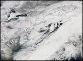 Record Snow over U.S. East