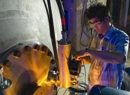 EXPLOSIVE RESEARCH: Bradley Wong prepares for a test at NNSA’s Lawrence Livermore National Laboratory's High Explosives Application Facility (HEAF).