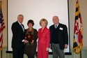 Hoyer and Dr. Grasmick award the Carroll County Judy Center with the Most Improved Partner Award