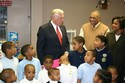 Rep. Hoyer, Rev. Jordan, Lisa Butler McDougal & children 