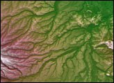 Topography of the Pando Province, Northern Bolivia