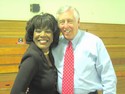 Hoyer and WUSA-TV Channel 9 anchor JC Hayworth.