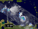 image of Hurricane Charley as seen by TRMM