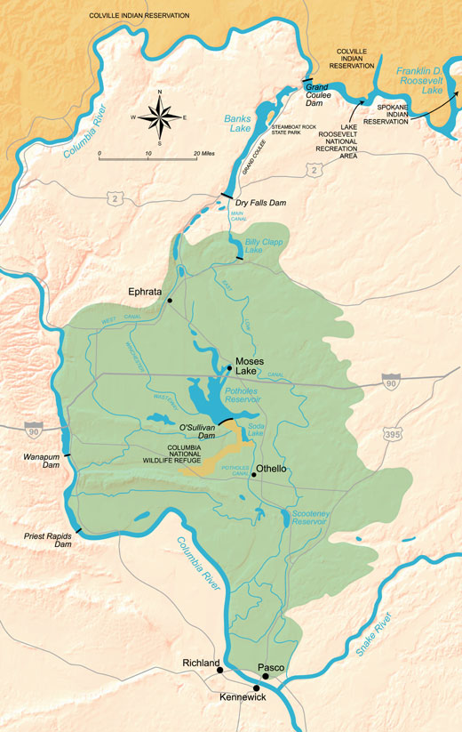 Picture of Columbia Project Area Map