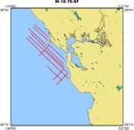 map of tracklines