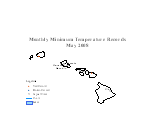 May Station Map of State Monthly Records 