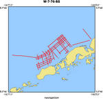 W-7-76-BS location map of where navigation equipment operated