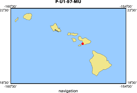 P-U1-97-MU map of where navigation equipment operated