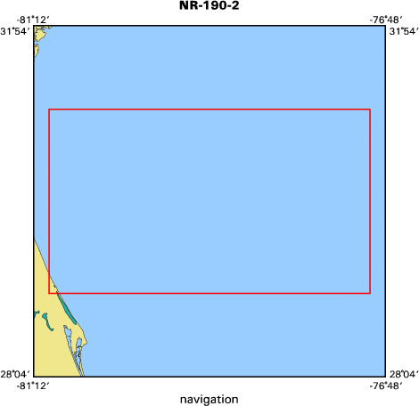 90038 map of where navigation equipment operated