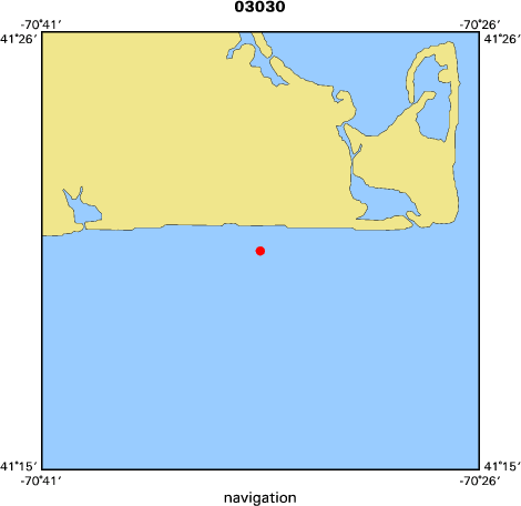 03030 map of where navigation equipment operated