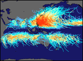 Historic Tropical Cyclone Tracks