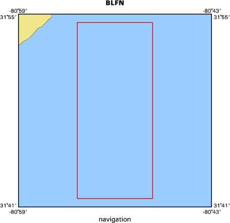 80006 map of where navigation equipment operated