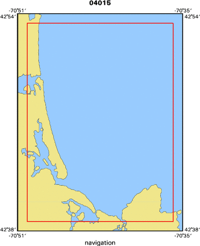 04015 map of where navigation equipment operated