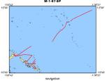 M-1-67-SP location map of where navigation equipment operated