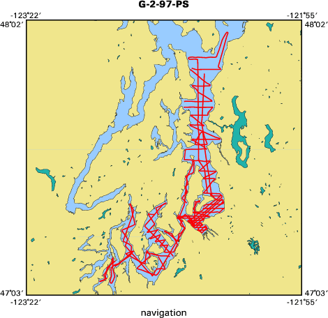 G-2-97-PS map of where navigation equipment operated