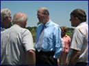 Congressman Skelton speaking with constituents