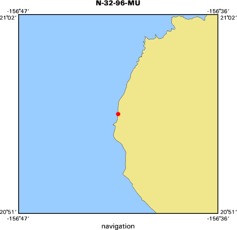 N-32-96-MU map of where navigation equipment operated