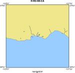 H-R3-98-CA location map of where navigation equipment operated