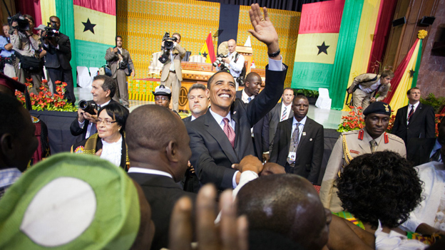 The President in Ghana