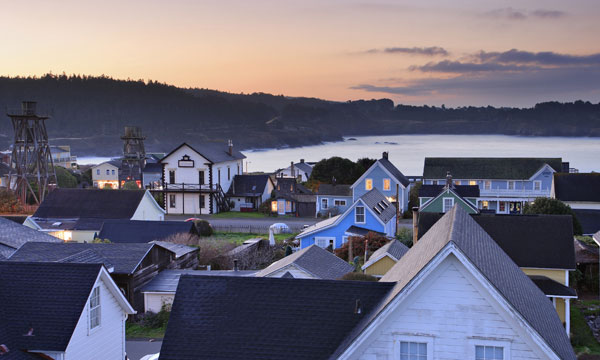 Mendocino at dawn