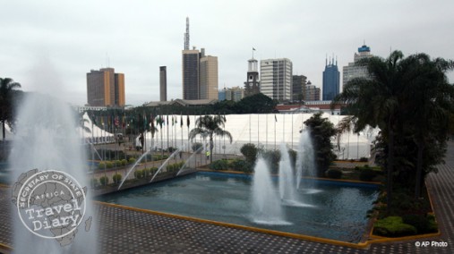 Nairobi from Kenyatta International Conference Center, site of AGOA Forum, Aug. 5, 2009. [AP]