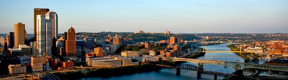 Date: 06/19/2009 Description: Pittsburgh skyline. @copy; Photo by Van Corey.