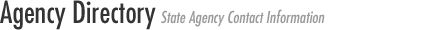 Agency Directory